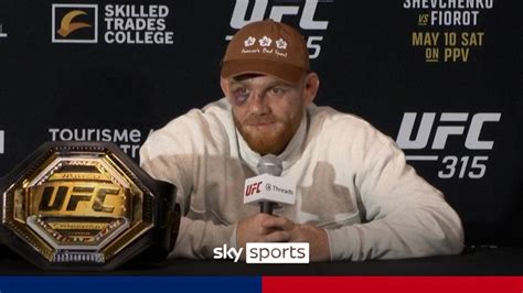 Jack Della Maddalena speaks after beating Belal Muhammad at UFC 315 ...