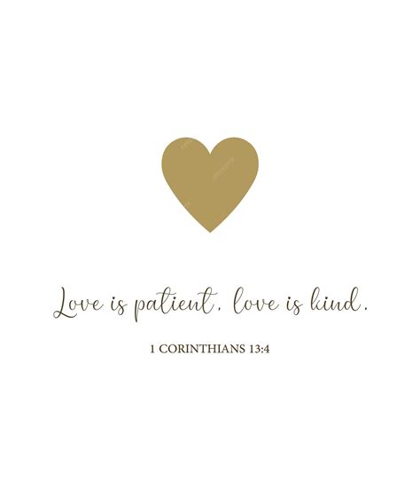 Premium Vector | Love bible verse, love quote, heart, valentine's day ...
