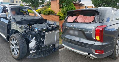 Woman Driving Vehicle With Serious Damage Gets Fined