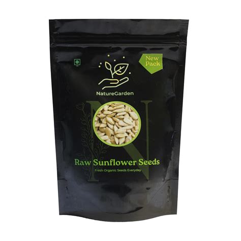 NatureGarden Raw Sunflower Seeds 250g Pack | High Protein Fiber Vitamin ...