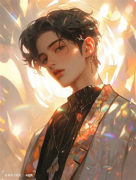 Ai绘画二次元男 的图像结果