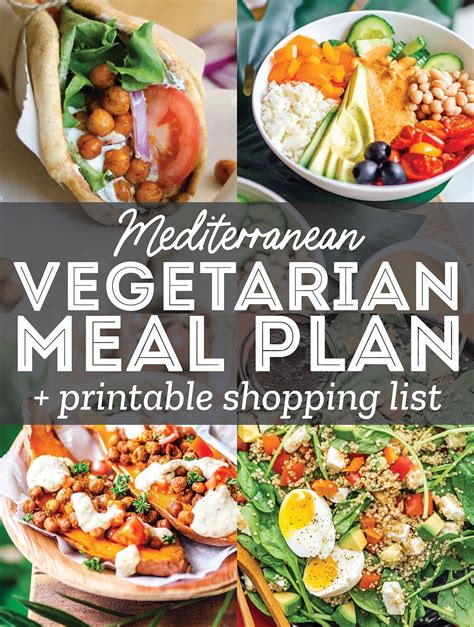 vegetarian mediterranean diet recipes