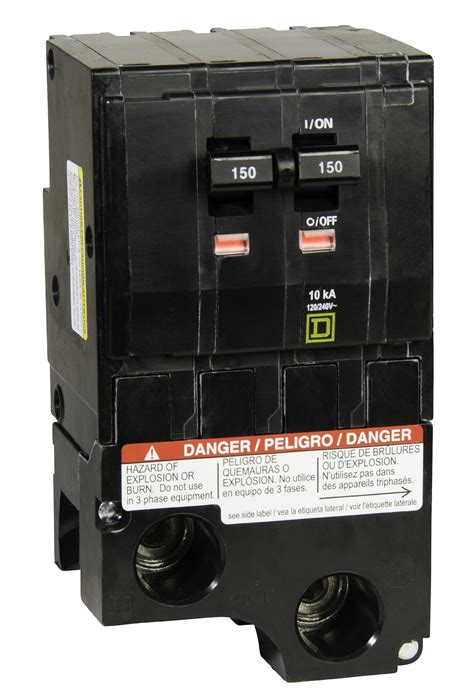 Square D - QO2150 150-Amp Two-Pole Circuit Breaker - Thermal Magnetic ...
