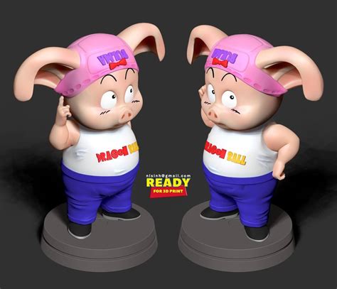Oolong - Dragon Ball Fanart 3D Model by Sinh Nguyen
