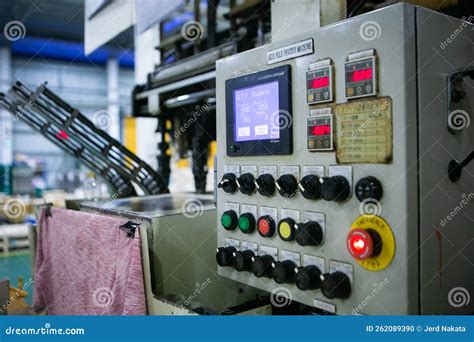 The Control Panel and Analog Switch with the Control Button of the ...