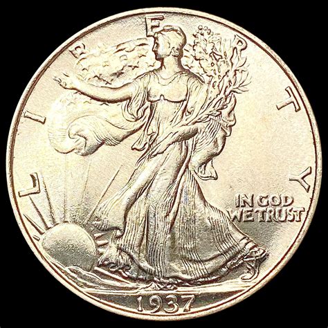 1937 Walking Liberty Half Dollar UNCIRCULATED