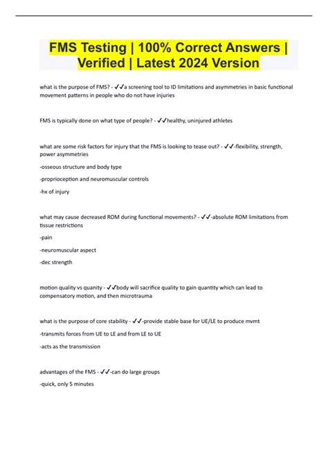 Image result for FMS Testing