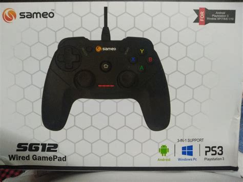 sameo SG12 Wired Gaming Controller for PC/PS3/Android supports Windows ...