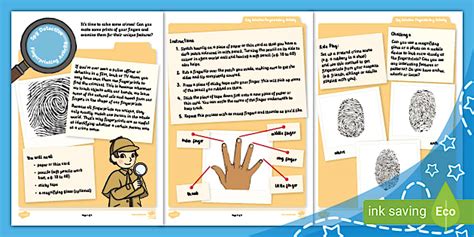 Spy Detective Fingerprinting Activity