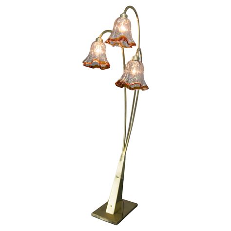 Murano Glass Floor Lamp, Italy, 1980s For Sale at 1stDibs