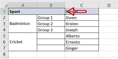 Image result for Split Cell Example Excel