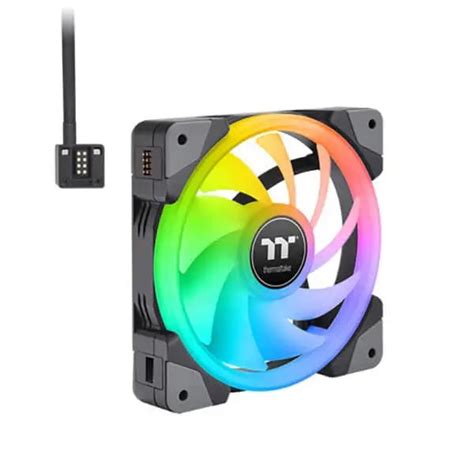 Thermaltake Swafan EX14 Black RGB - 140mm Cabinet Fan With Controller ...