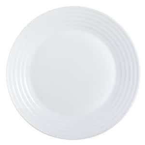 Luminarc Harena 10.5" Dinner Plate, Set of 6, Set, 1, White : Amazon.in ...