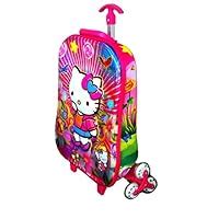 Di Grazia Cartoon Hello Kitty 3D Embossed Print 3 In 1 Hardshell Travel ...
