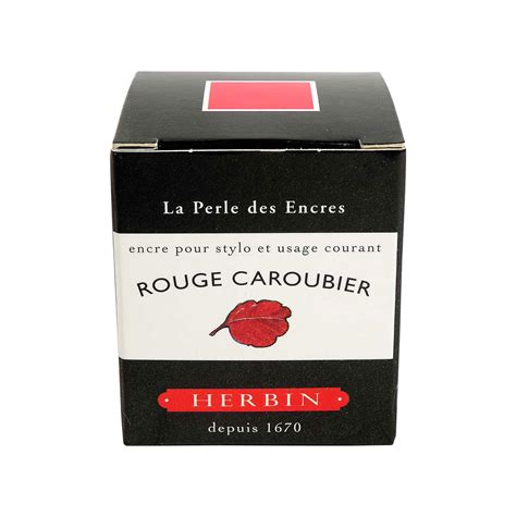 J. Herbin Rouge Caroubier Ink Bottle - 30ml – Makoba