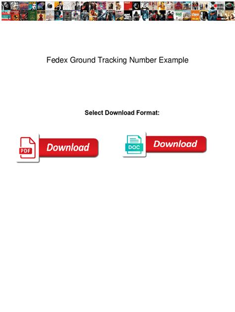 Image result for FedEx Ground Tracking Number