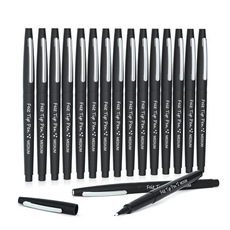 Black Felt Tip Pens