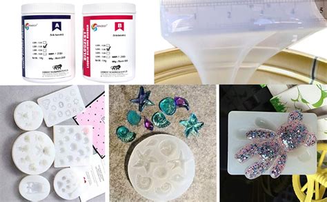 SILOCZEST Silicone Mold Making Kit,30A Liquid Silicone Rubber,1:1 ...