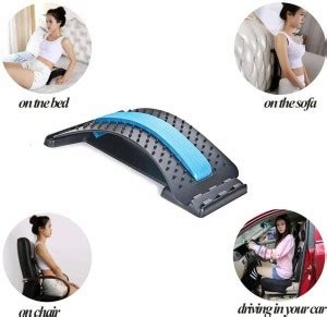 GYMIGO XII™-KI-918-Lumbar Back Pain Stretcher Massager with Acupressure ...