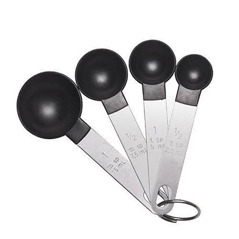 Culinary Edge 4 Piece Measuring Spoon Sets - Stainless Steel Handles ...