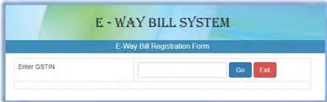 Electronic Way Bill in GST