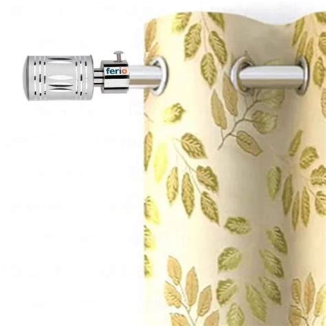 Silver Color Curtain Holder Bracket Stainless Steel & Aluminum