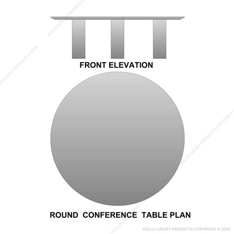 Cinnamus Round Conference Table - Conference Room Table - Cinnamus ...