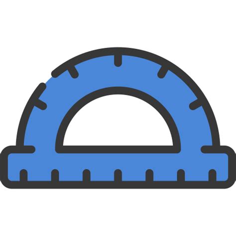 Protractor - Free education icons