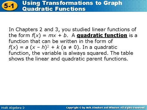 Image result for Using Transformations to Graph Quadratic Functions