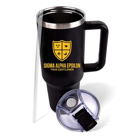 Sigma Alpha Epsilon Fraternity 40oz Tumblers - Greek Gear