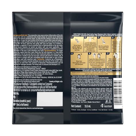 Buy INDICA EASY 3 IN 1 CARE KIT,10 MINUTES SHAMPOO HAIR COLOR FREE ...