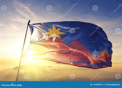 Pocatello of Idaho of United States Flag Waving on the Top Stock Image ...