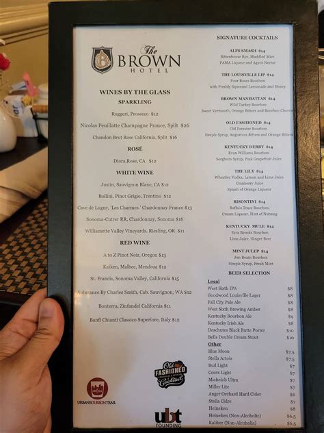 Menu at J Graham's Cafe, Louisville