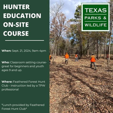Hunter Education Course, Feathered Forest Hunt Club, Bedias, 21 ...