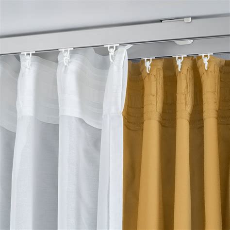 VIDGA ceiling bracket for 2 curtain rails, white - IKEA