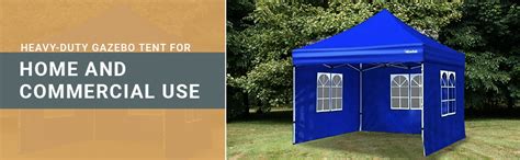 Invezo Outdoor Gazebo Canopy Tent 10 x 10 feet with 3 European Side ...