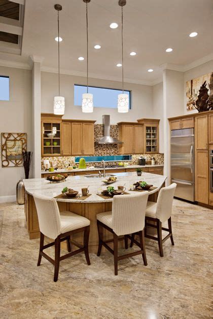 u shaped kitchen open floor plan