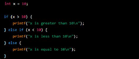 Image result for If Statement Example C