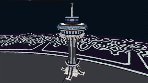 Image result for Space Needle Minecraft Tutorial