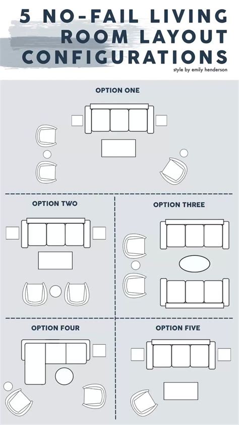 living room layout with two couches