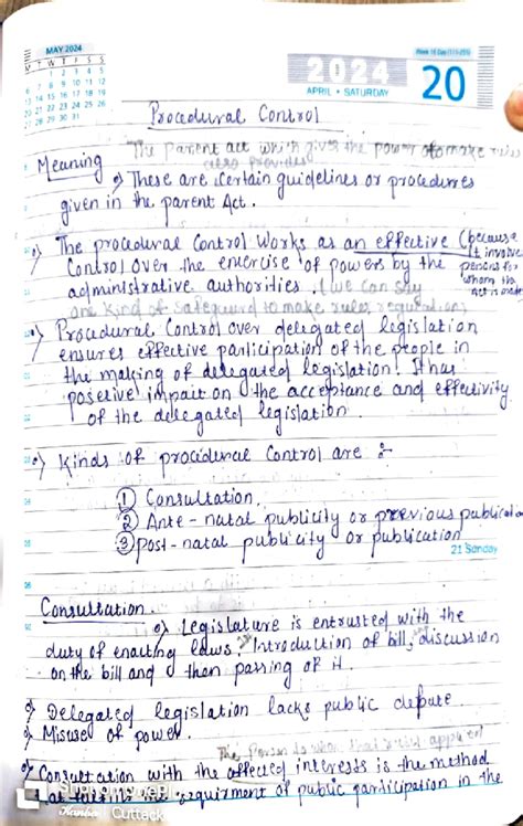 Delegated legislation -Procedural controls - MAYY 2024 MWT FSS 23 4 S ...