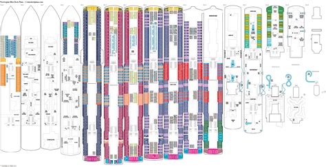 Norwegian Bliss デッキプラン - GracieS1ji