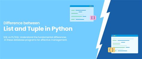 Image result for Difference in Python Between Tuple and List