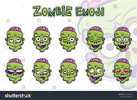 Simple Zombie Face Drawing