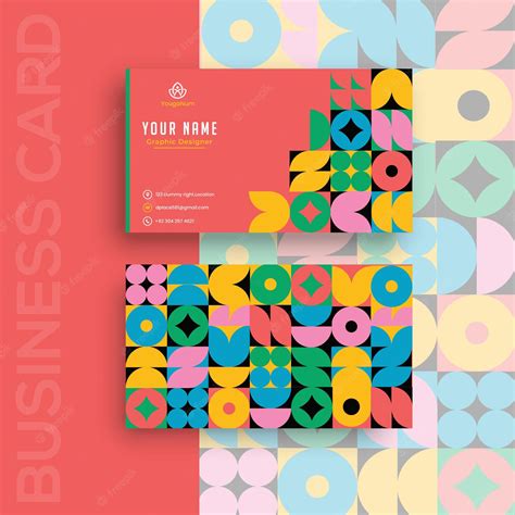 Business Card Pattern 的图像结果