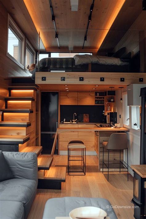 19 Tiny Houses With Stairs That REALLY Work | GoDownsize
