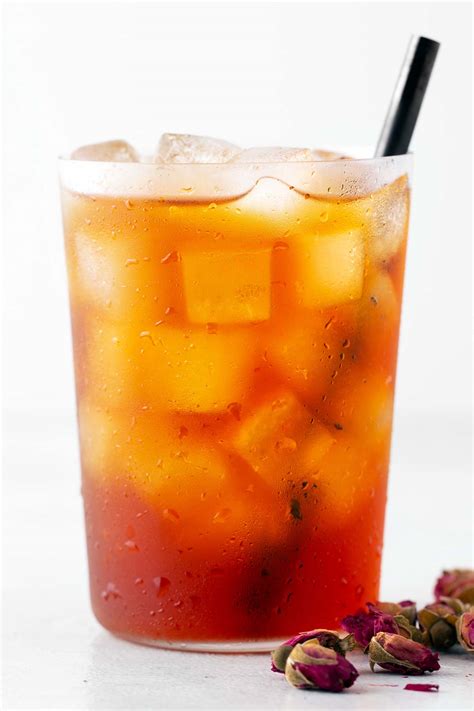 Sweetened Rose Iced Tea - Oh, How Civilized