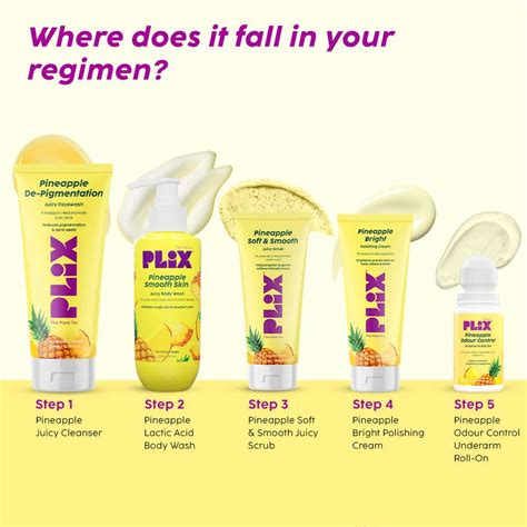 The Plant Fix Plix Pineapple Brightening & Lightening Kit with Scrub ...