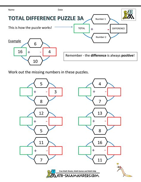 Math Find the Difference 3rd Grade 的图像结果