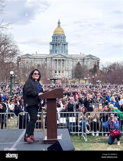 Denver, Colorado – USA – 03-21-25: Kim Cordova, President of the UFCW ...